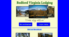 Desktop Screenshot of bedandbreakfastsbedfordva.com